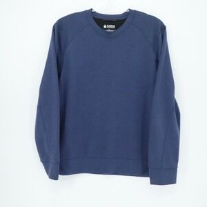 Alaskan Hardgear Sweater Mens Large Blue Textured Long‎ Sleeve Comfy Casual